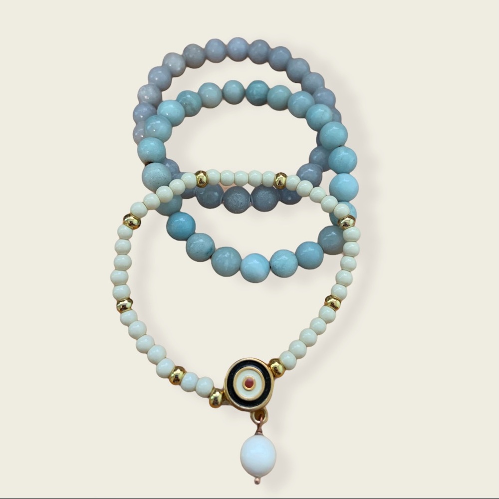 Boho Beaded Bracelet Set